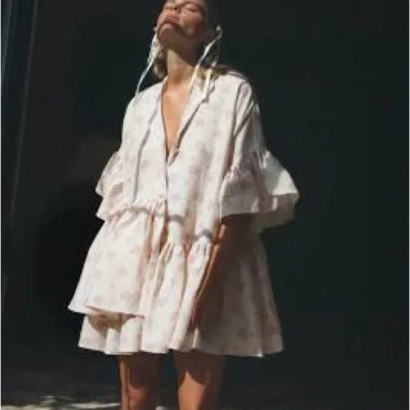 Morton Mac Tilda Smock Dress Petite - Picture 3 of 4